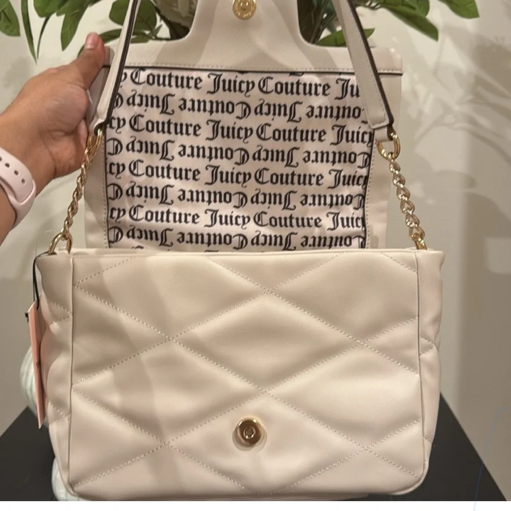 *SALE*Juicy Couture Angel “Better Than a Diamond” Cream Crossbody Bag NWT - Picture 4 of 12
